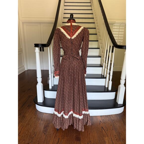 Vintage Victorian Edwardian Prairie Pioneer Dress Reenactment History Costume - Picture 8 of 11